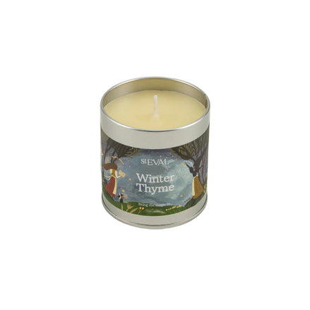 Christmas Winter Thyme Tin Candle