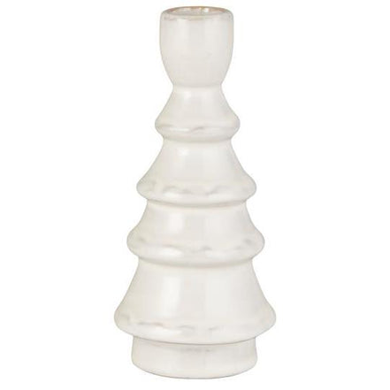 Porcelain Grooved Candle holder