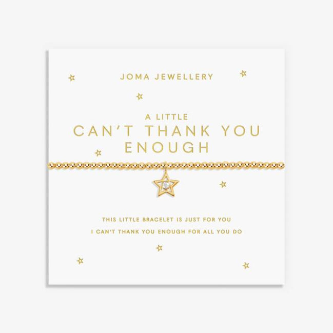 A Little  "Can't Thank You Enough" Bracelet