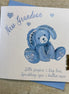 New Grandson Baby - Blue Bunny