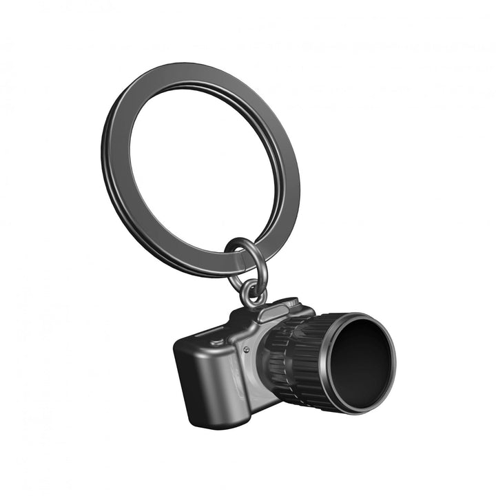 Metalmorphose Keyring - Gunmetal Camera