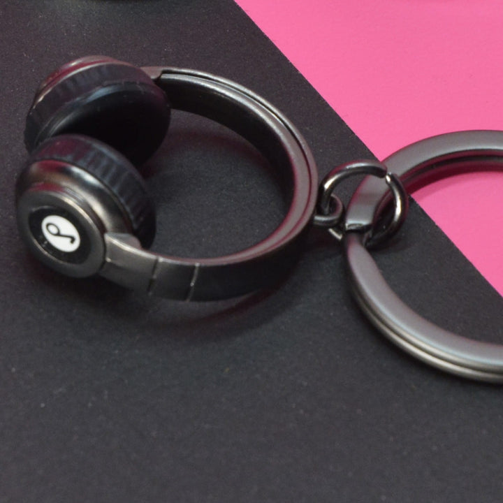 Metalmorphose Keyring - Black Headphones