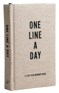 One Line A Day: A Five Year Memory Book Canvas