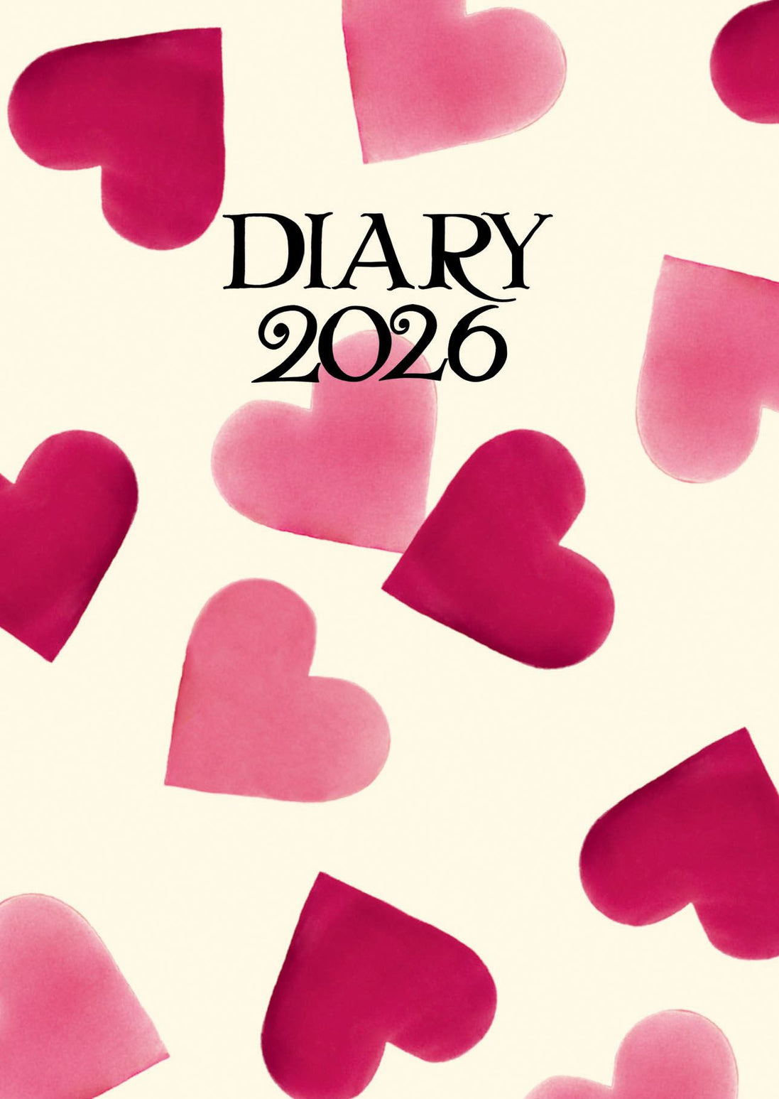 Emma Bridgewater Pink Hearts A6 Diary 2026