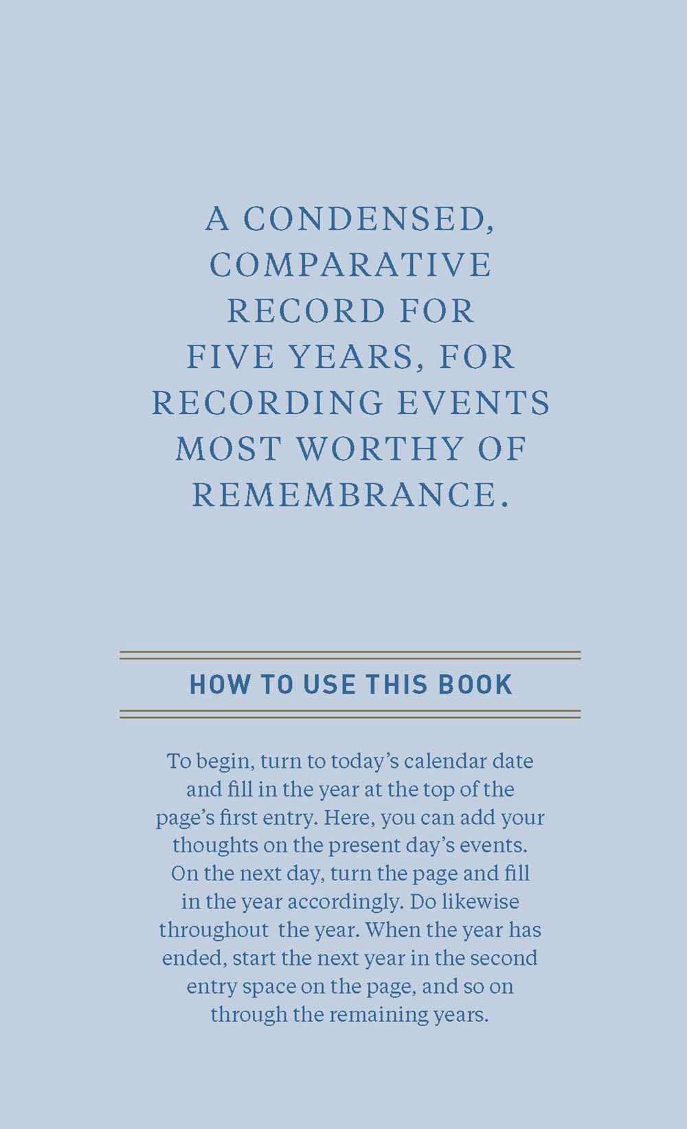 One Line A Day-A Five Year Memory Book Journal