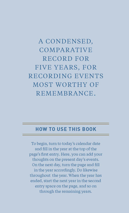 One Line A Day-A Five Year Memory Book Journal