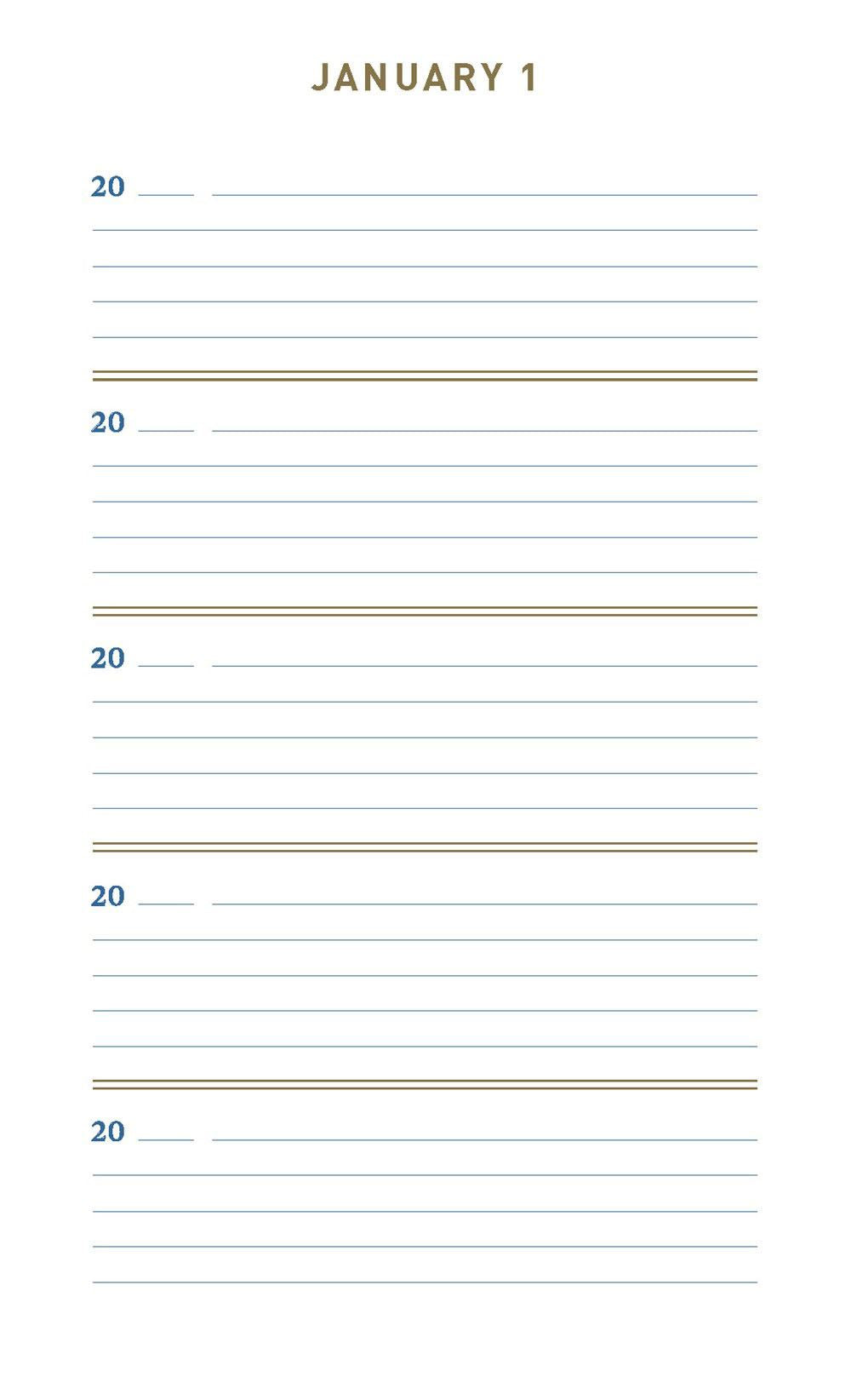 One Line A Day-A Five Year Memory Book Journal