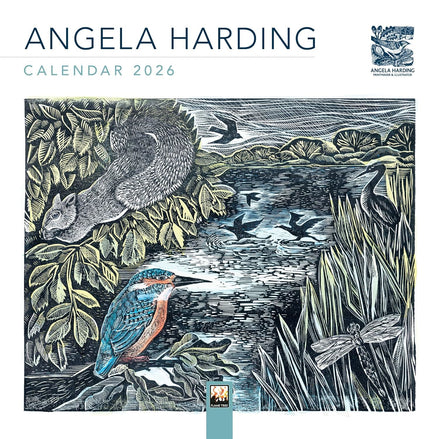 Angela Harding 2026 Mini Wall Calendar (Flame Tree