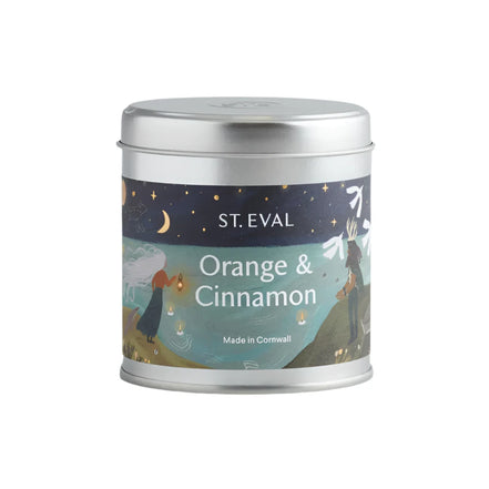 Christmas Orange and Cinnamon Christmas Tin Candle