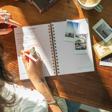 A5 Trips & Travel Memories Hardcover Journal