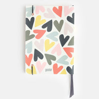 A5 Multi Hearts Notebook