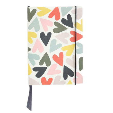 A5 Multi Hearts Notebook
