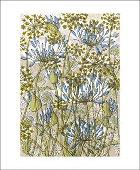 Walled Garden Art Card