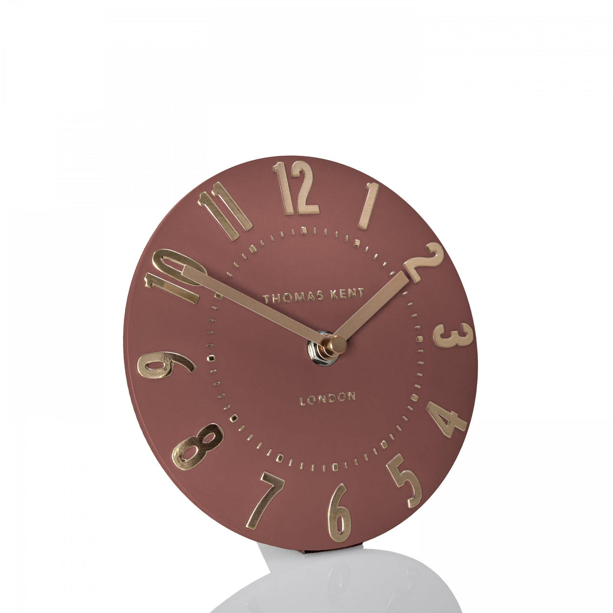 6" Mulberry Mantel Clock Auburn