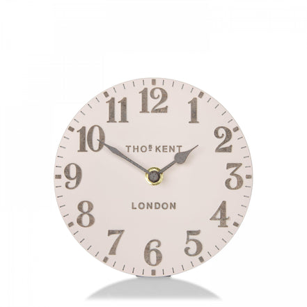 6' Arabic Mantel Clock Shy Pink