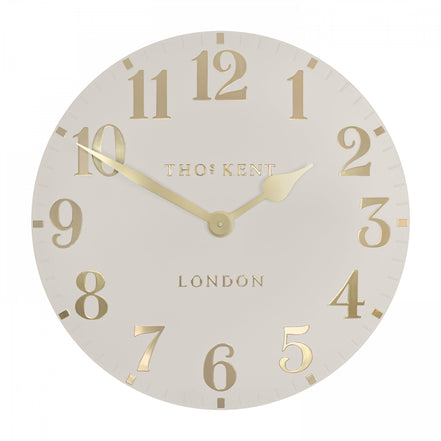 20" Arabic Wall Clock Oatmeal
