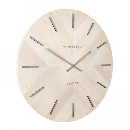 Herringbone Wharf Wall Clock (30 Inch)