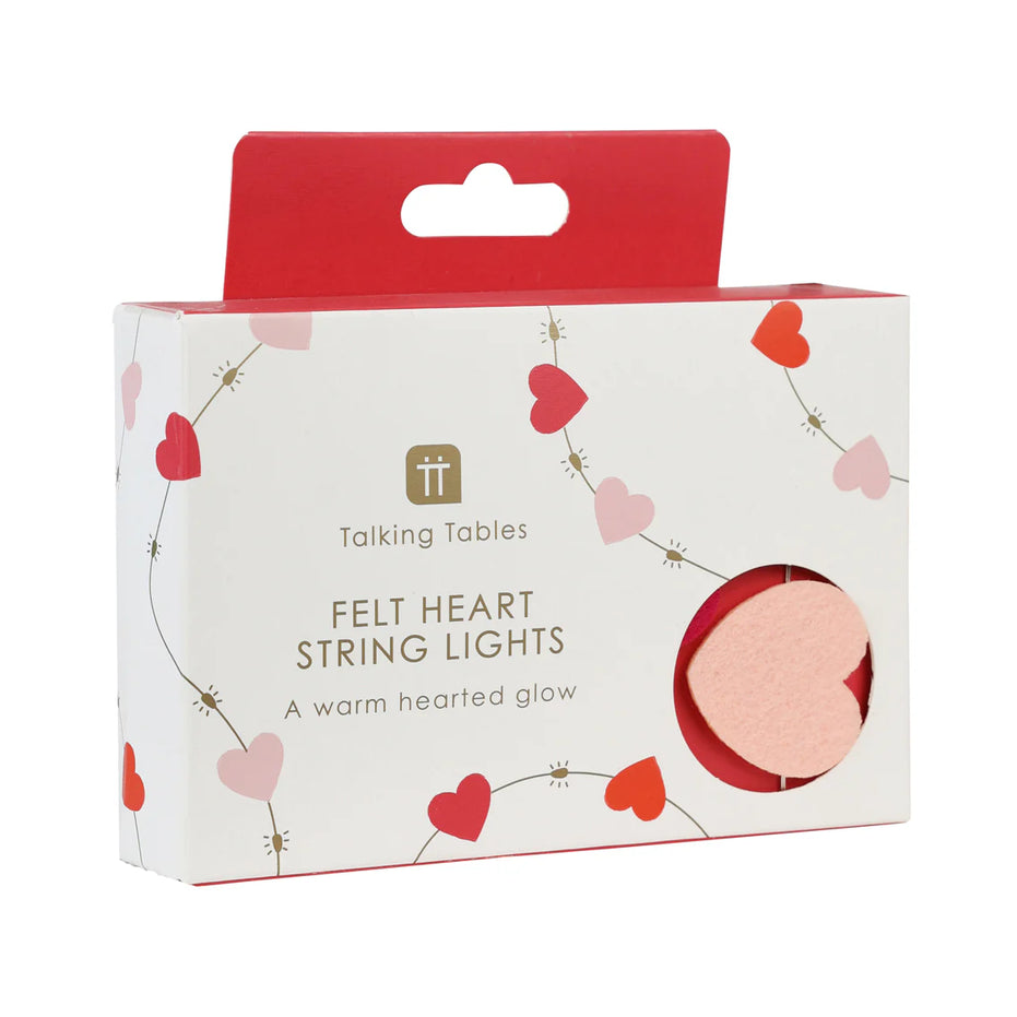 Heart Felt String Lights - 2m | Valentines