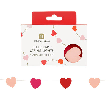 Heart Felt String Lights - 2m | Valentines