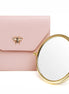 Travel Mirror and Case - Pink