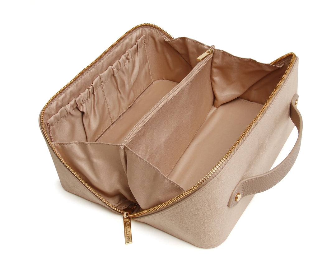Suede Mink Kensington Train Case
