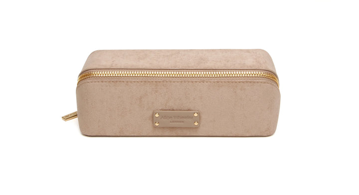 Suede Mink Kensington Small Train Case