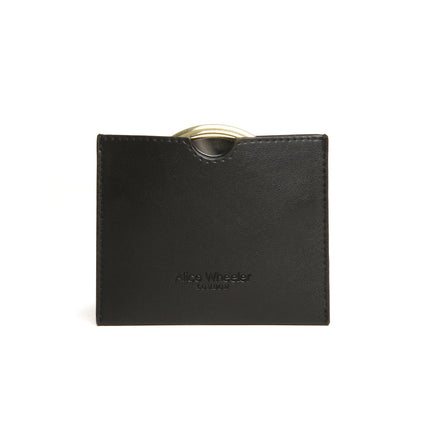 Venice Mirror and Pouch - Black