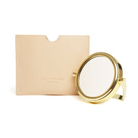 Venice Mirror and Pouch - Sand