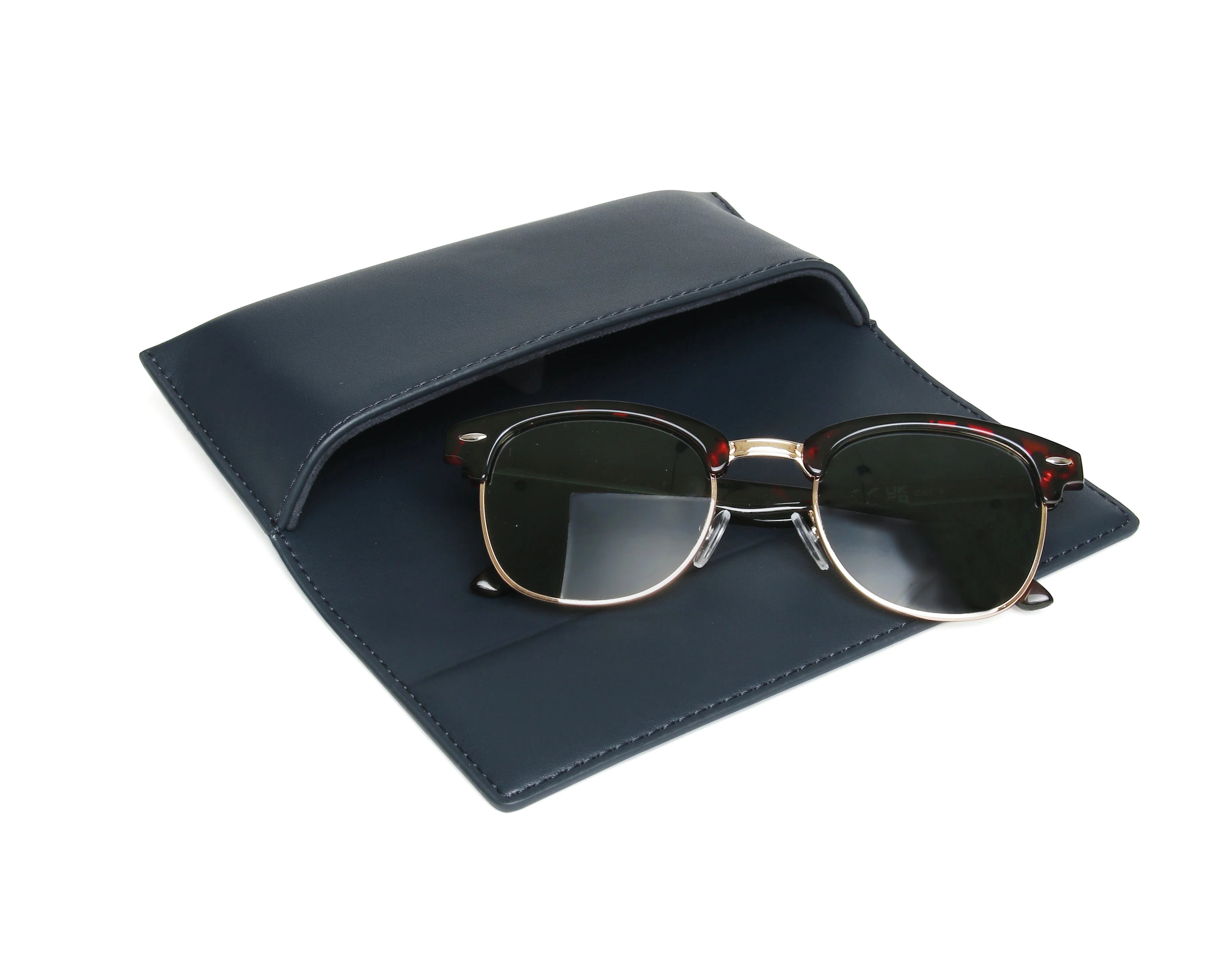 Navy - Rome Glasses Case