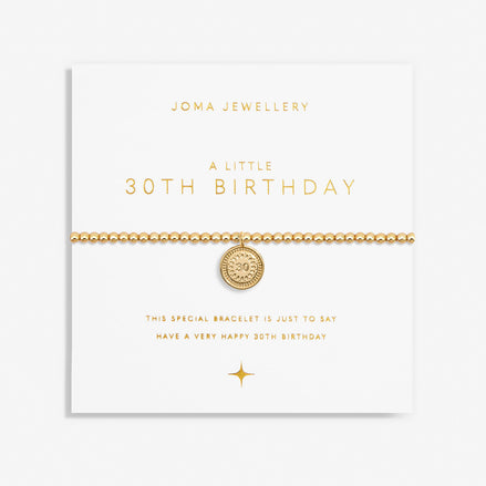 A Little|30TH Birthday Bracelet