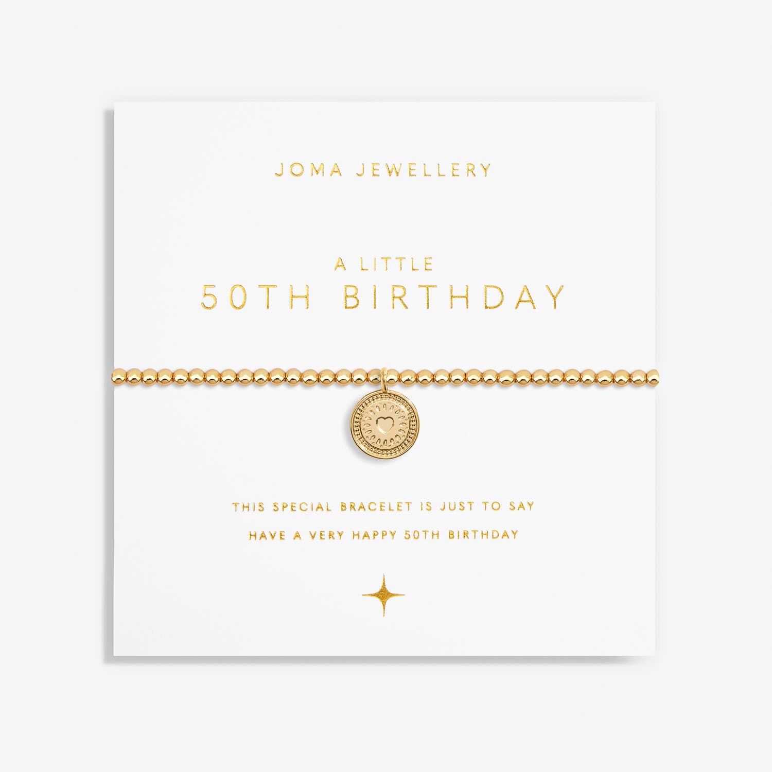 A Little|50TH Birthday Bracelet