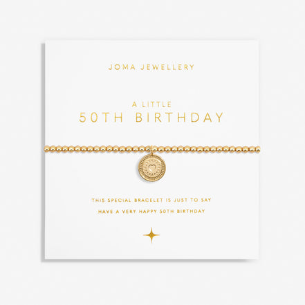 A Little|50TH Birthday Bracelet