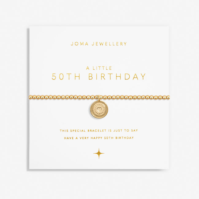 A Little|50TH Birthday Bracelet