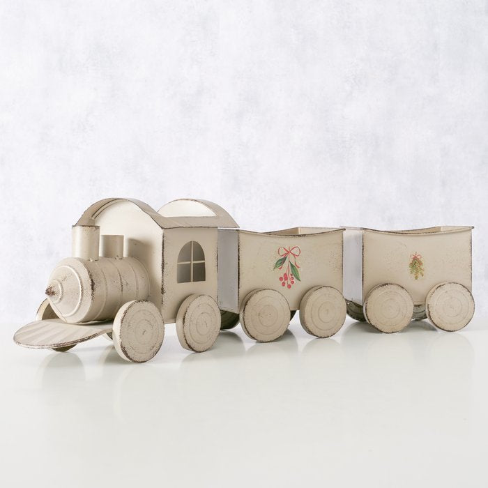 Noelle Tin Train Decorative Object