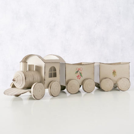 Noelle Tin Train Decorative Object