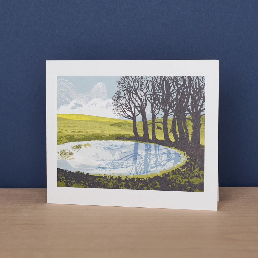 Dew Pond Ditchling Art Card