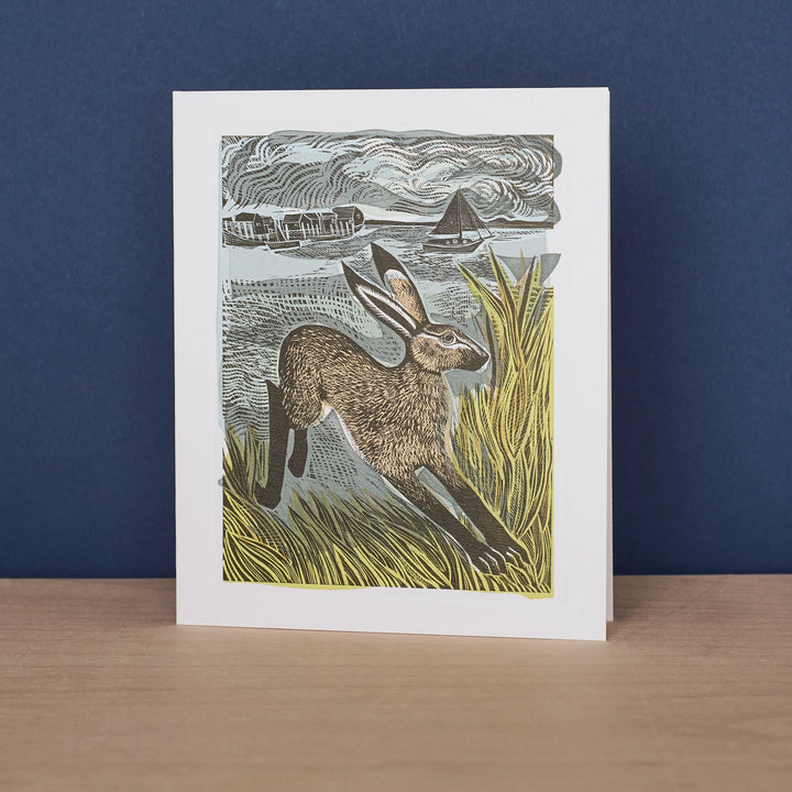 Young Hare Art Card
