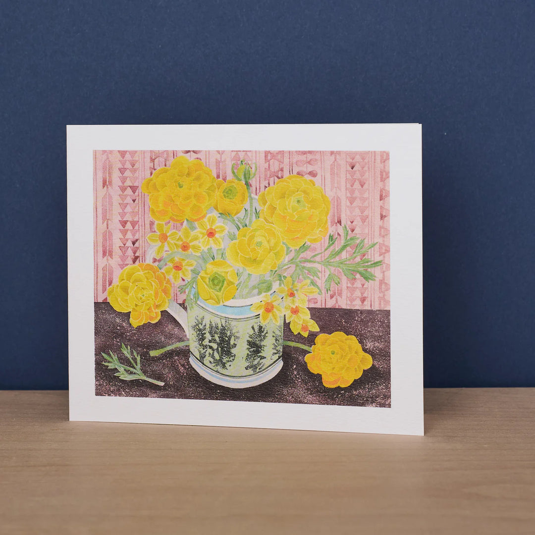 Terrys Mug With Spring Flowers Card