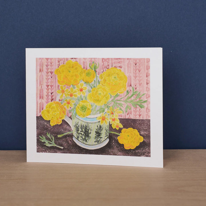 Terrys Mug With Spring Flowers Card