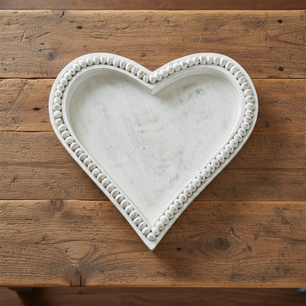 Medium Heart Beaded Tray