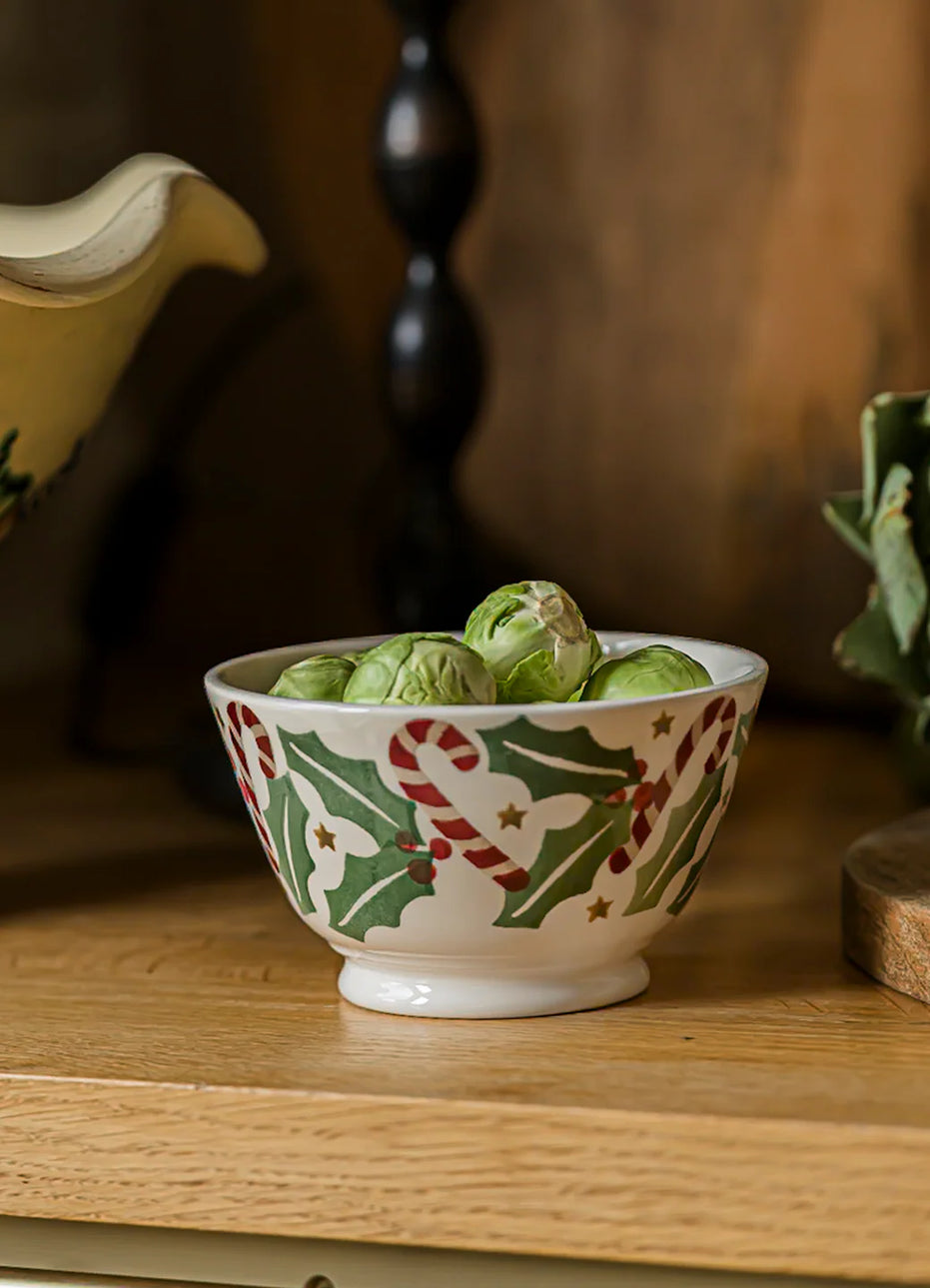Candy Canes Small Old Bowl