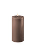 Mocca LED Candle D 7.5 15cm