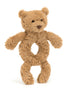 Jellycat Bartholomew Bear Ring Rattle