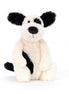 Bashful Black and Cream Puppy Small