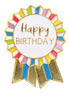Colourful Enamel "Happy Birthday" Badge