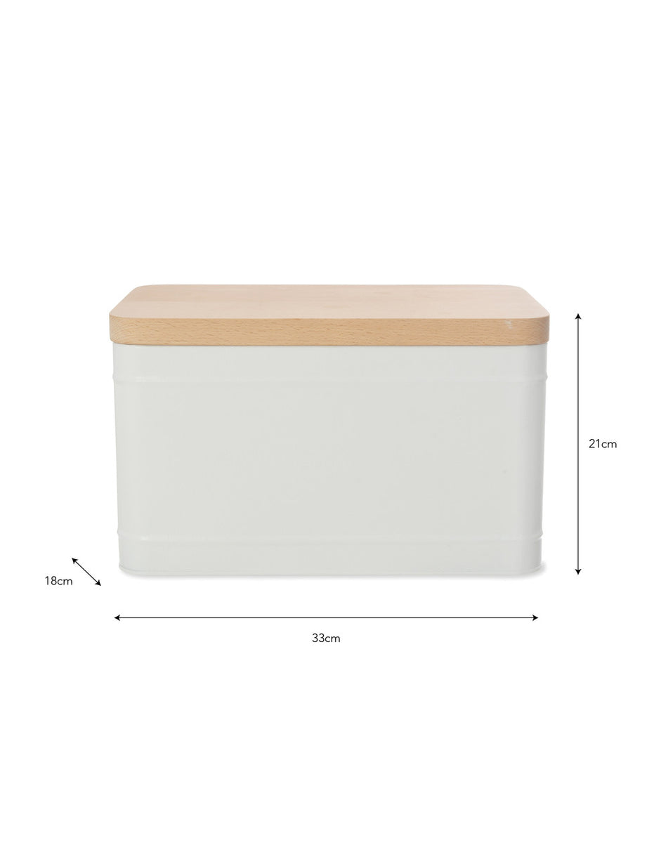 Borough Bread Bin - Lily White