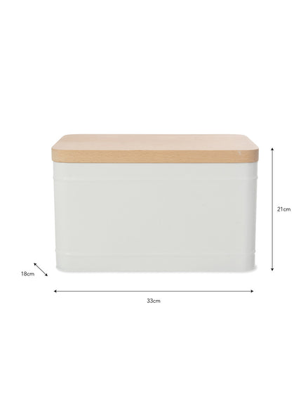 Borough Bread Bin - Lily White