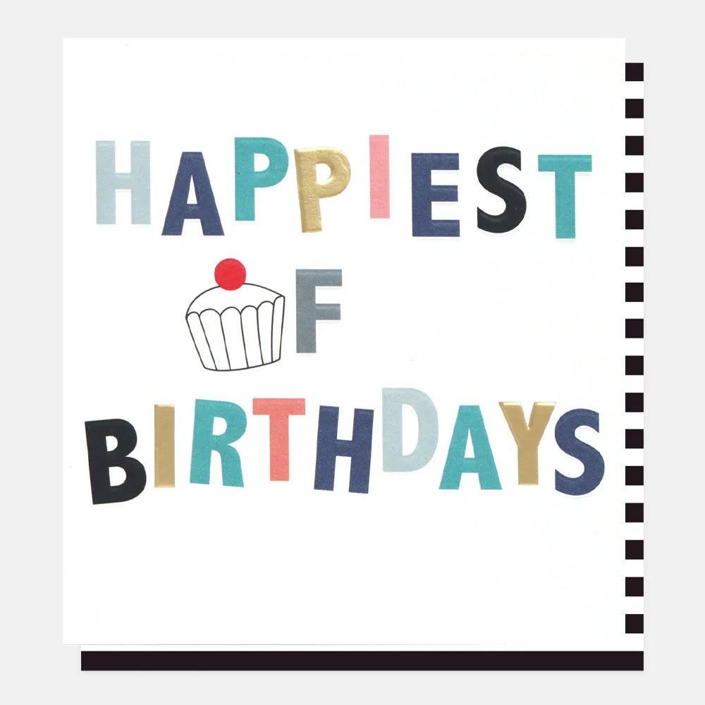 Best Wishes Happiest of Birthdays Card