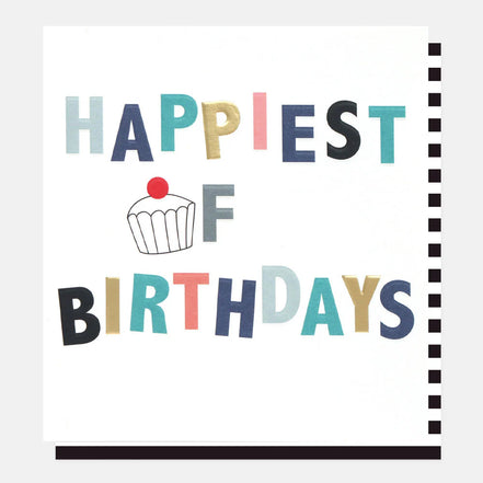 Best Wishes Happiest of Birthdays Card