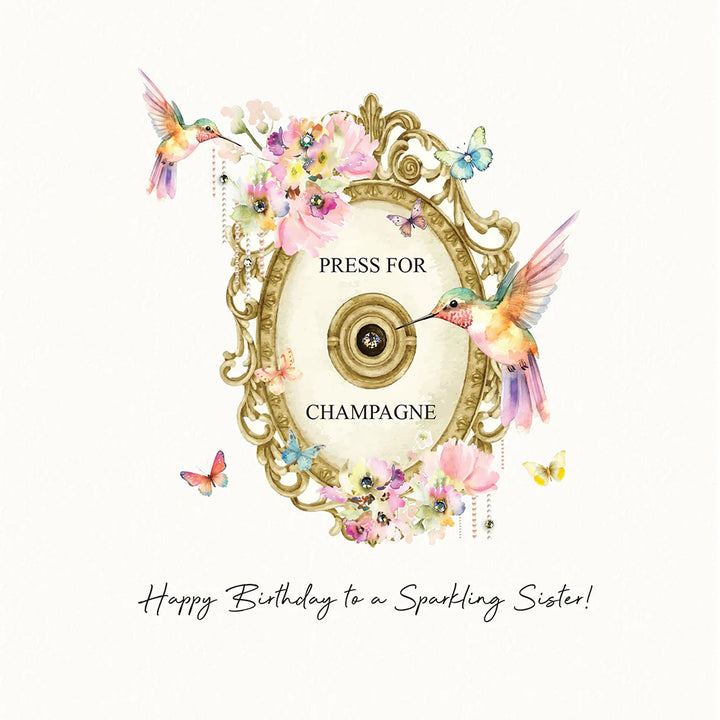 Happy Birthday to a Sparkling Sister Card